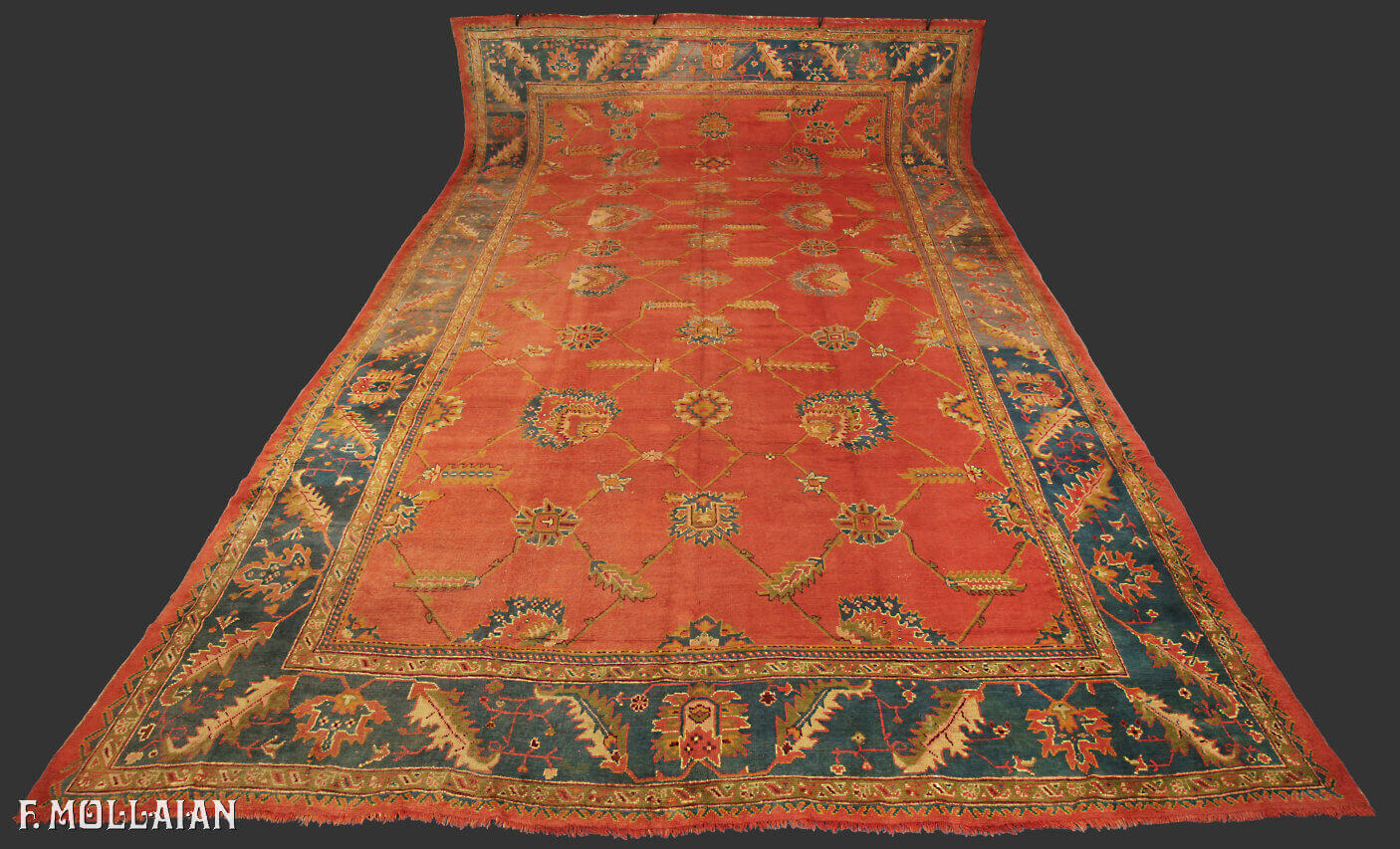 Antique Turkish Ushak (Oushak) Carpet n°:20624826